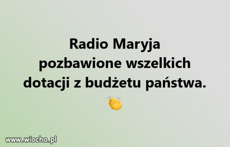 Teraz także zablokować telewizje Trwam...
