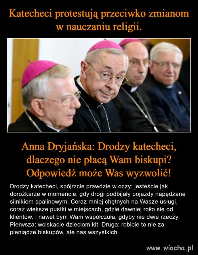 Bardzo drodzy katecheci ...