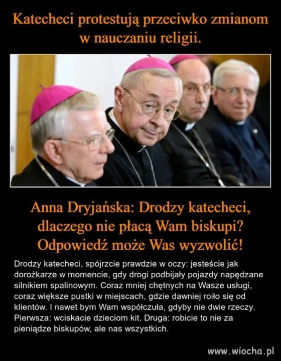 Bardzo drodzy katecheci ...