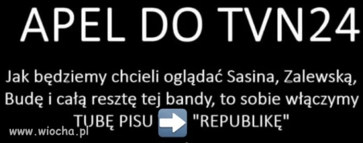 Podpisuję się pod apelem.