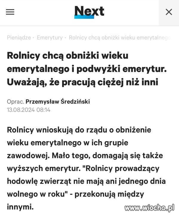 Słoneczko dogrzało wieśniakom.