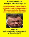 Błaszczak pasuje do poziomu intelektu wyznawców Pis