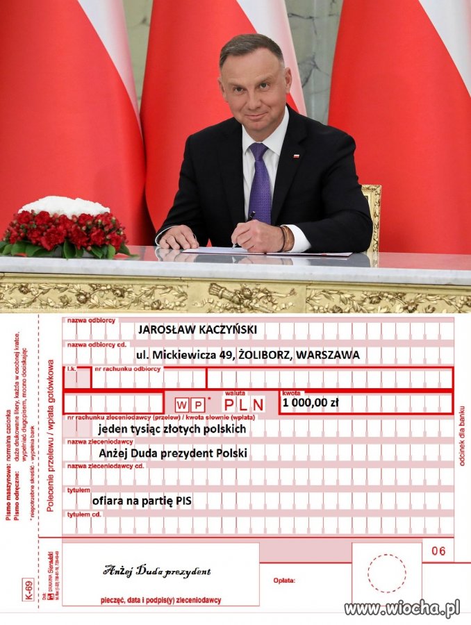 Duda już podpisał