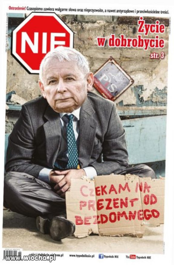 Kaczyński na żebrach...Rydzyk ma namiary na bezdomnych!