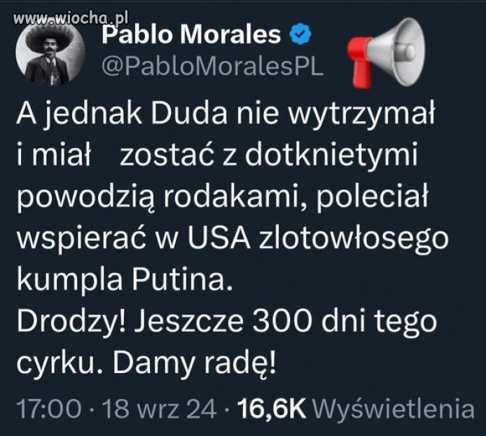 Anżej wolał polecieć do złotowłosego