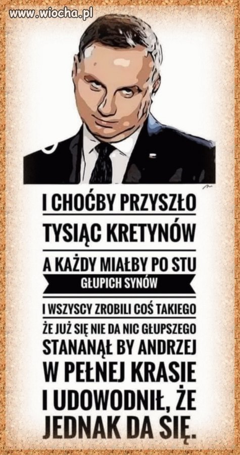 Tyle w temacie tego pajaca