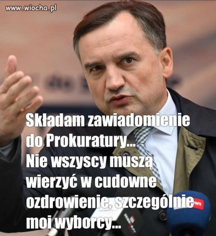 Zero wręcz nie chce (medialnie) wyzdrowieć ! 