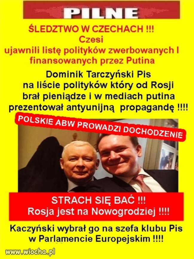 Czy Putin poratuje Kaczynskiego rublami?