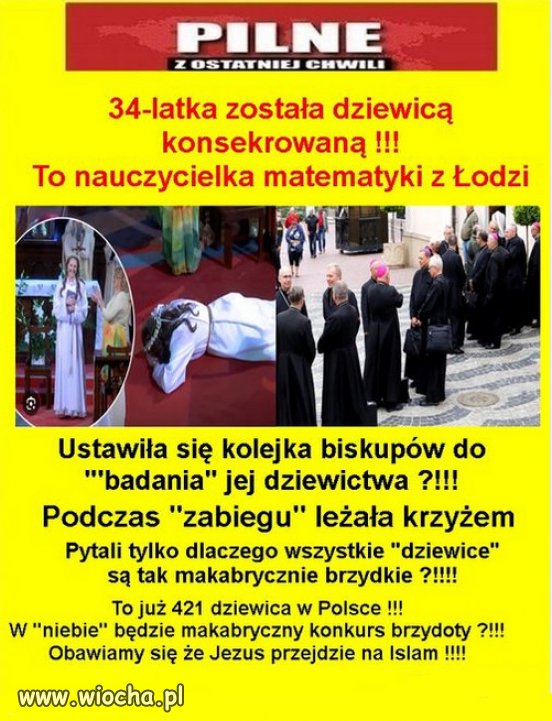 Czy beda wybory Konsekrowanej dziewicy MiSS?