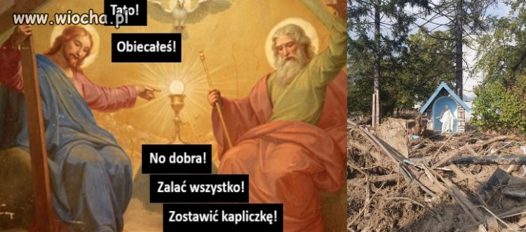 Ocalała kapliczka ma być dowodem na ingerencję boską podczas 
