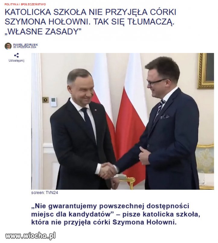 Nie do wiary... a taki swietojebliwy ten Holownia!