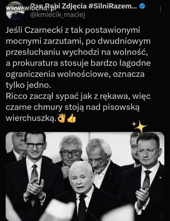 Czarne chmury nad pisowską mafią