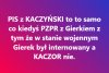 Podobno bali się go internować! Taki był mocny!