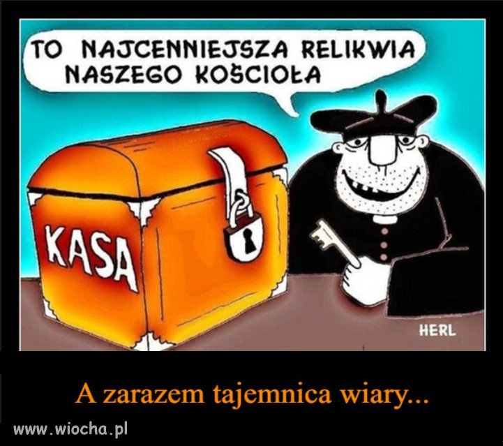 "Oto wielka tajemnica wiary: euro, złoto i dolary"
