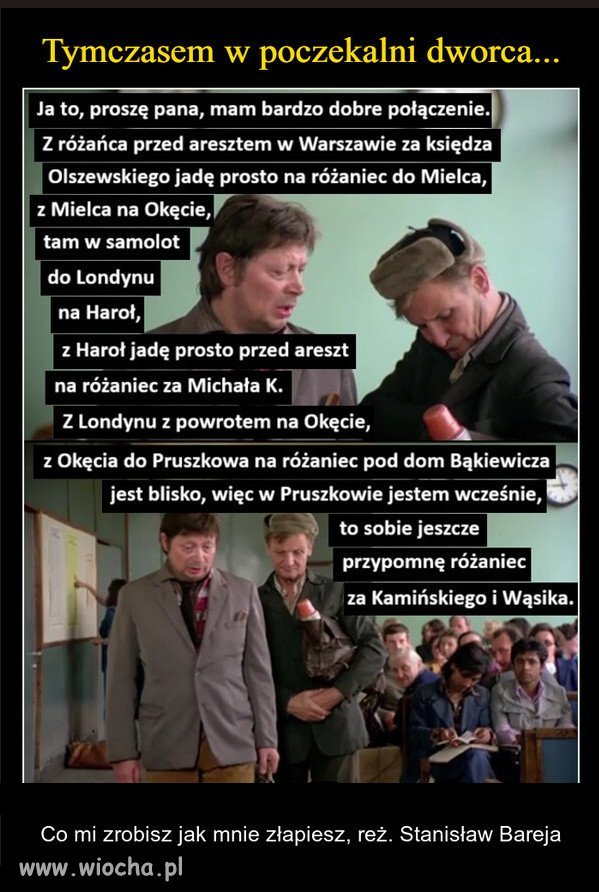 Ale jaja z tymi "protestownikami" PiSu i Rydzyka..