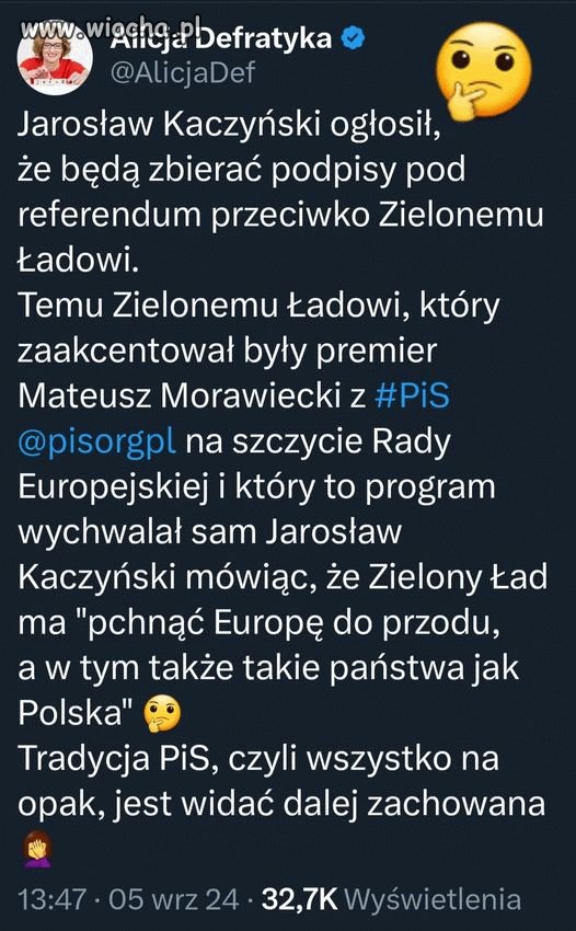 Pisowskie zakłamanie