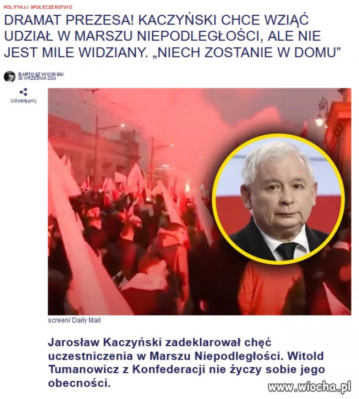 Jarku, nie chcą cię tam. Przyjdź na Zespół ds. Rozliczenia PiS