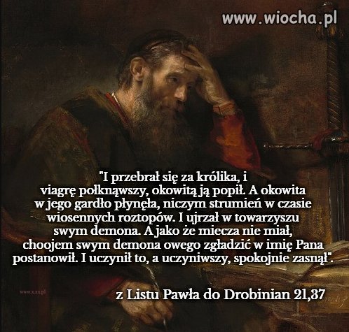 Z listu Pawła