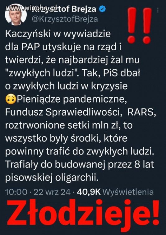 Kaczyński nie ma pojęcia jak żyją zwykli ludzie