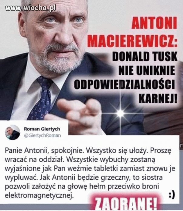 Roman jak zawsze celnie
