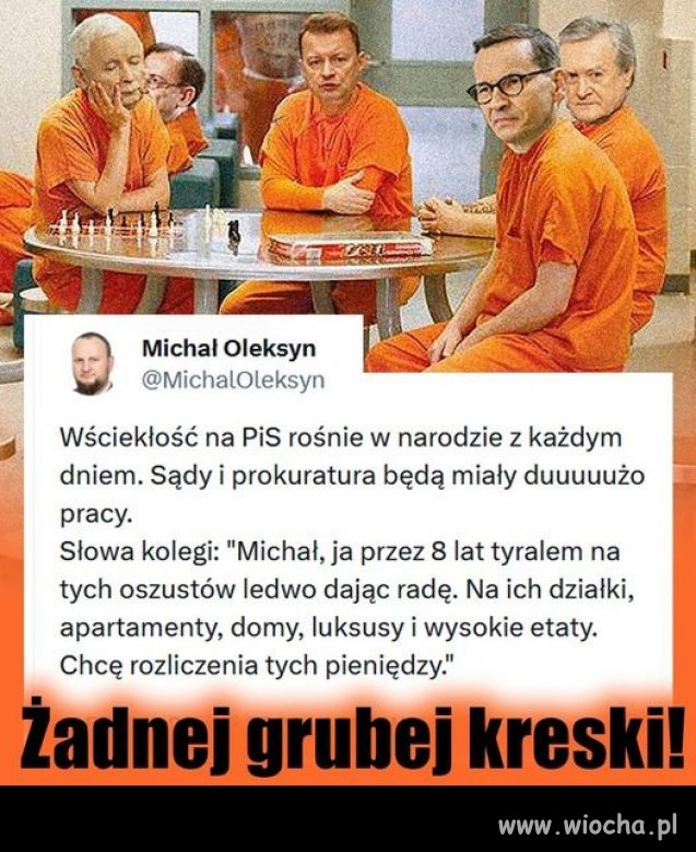 Żadnej grubej kreski !