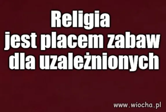 Kaprawym okiem ateisty patrząc ...