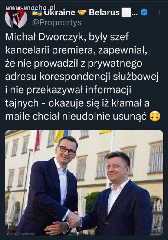 Dworczyk ty pisowski idioto