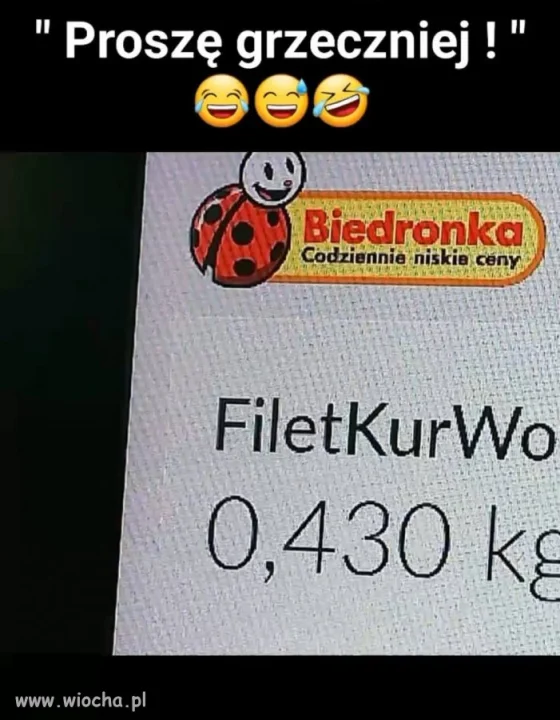 Trochę grzeczniej proszę 