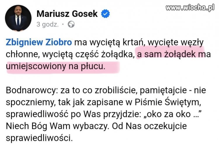 To się nadaje do prokuratury.