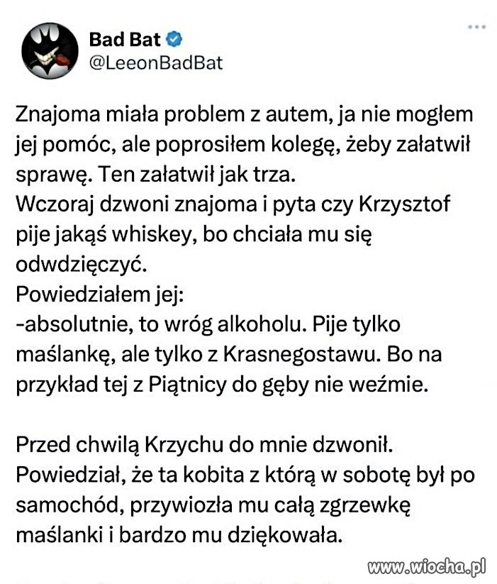Taki kolega to skarb