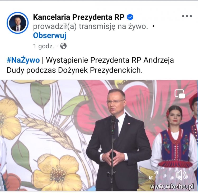 U nas powódź a Anżej...