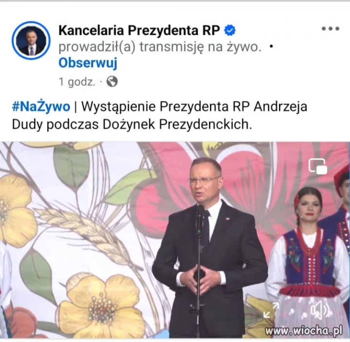 U nas powódź a Anżej...