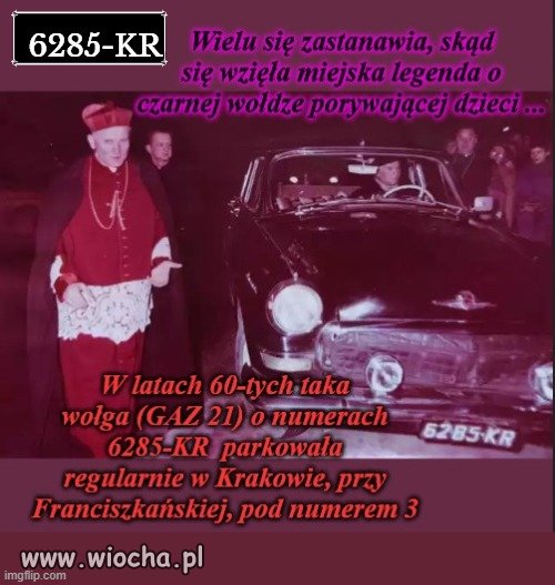 Miejskie Legendy : Czarna Wołga 6285-KR