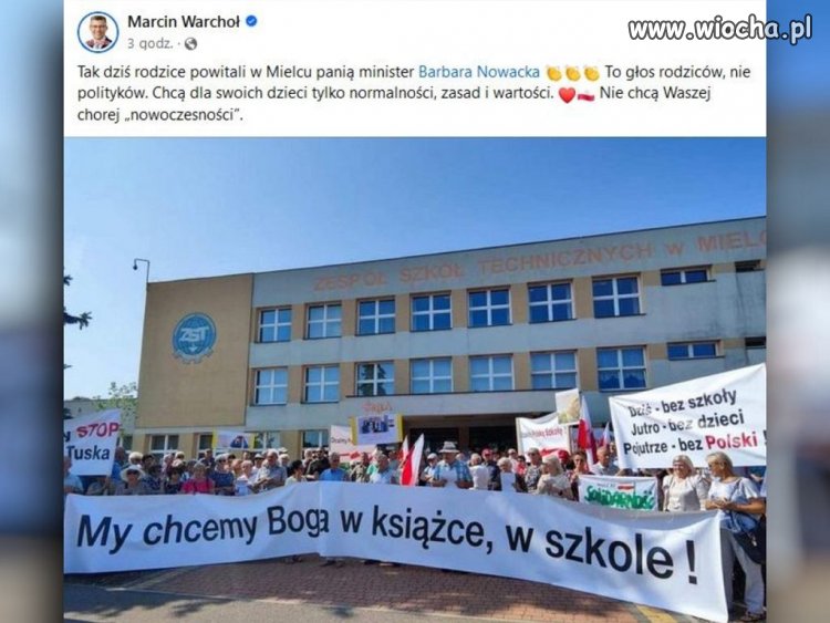 Niby szkoła techniczna...a taki ciemnogród