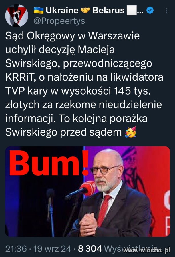 Świry należy trzymać w izolacji ...
