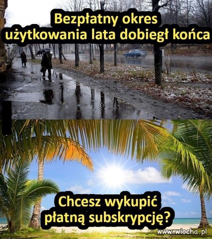Jest szansa na przedłużenie lata