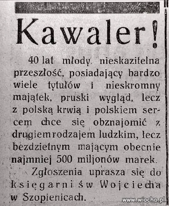 Kawaler obznajomi się 