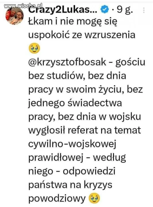 I kolejny ekspert od niczego.