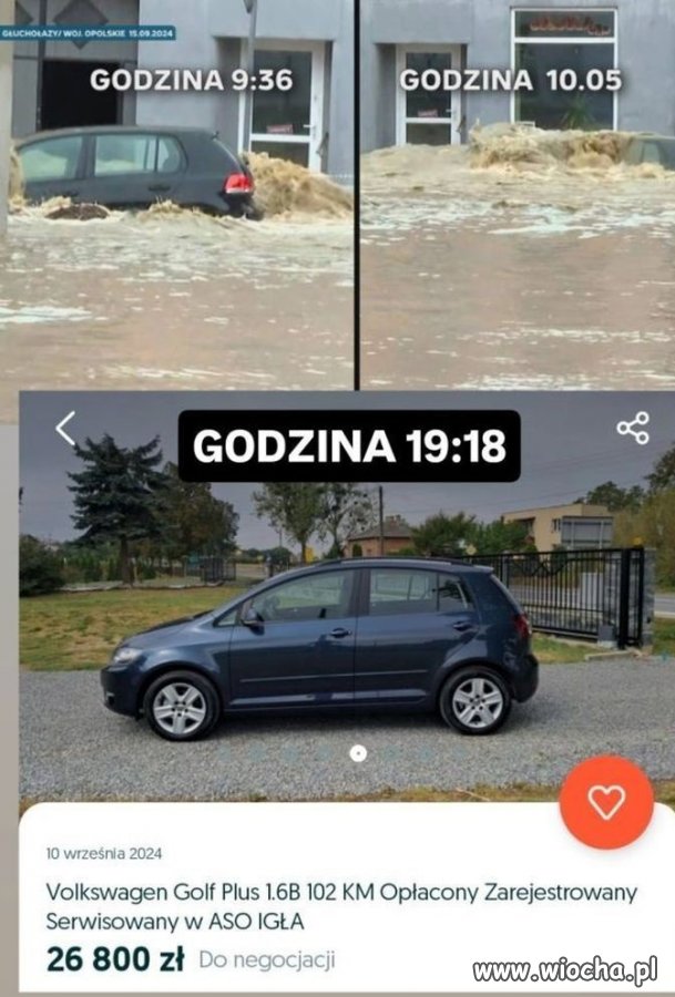 Już niedługo fala popowodziowych samochodów 