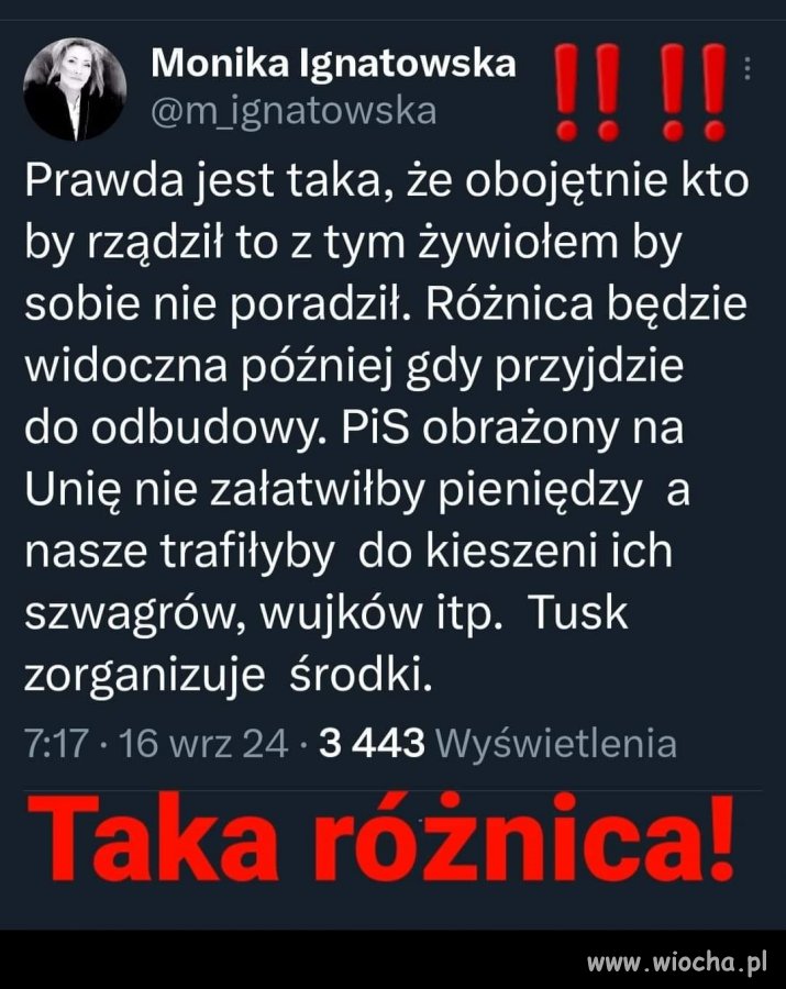 Całe szczęście, że PiS już nie rządzi !
