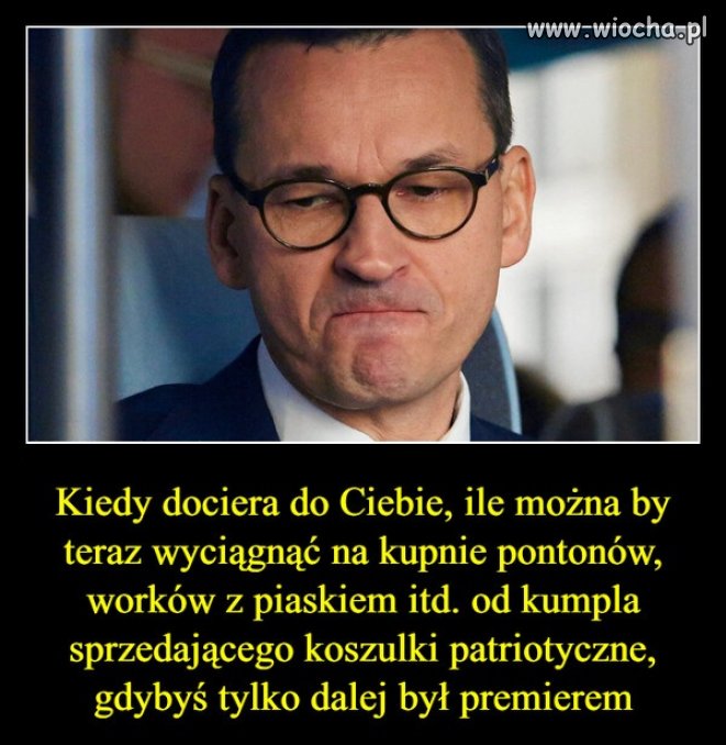 Na szczęście Matołuszek już oderwany od koryta ...