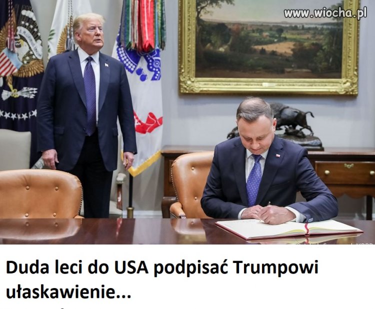 PIS otwarcie popiera Trampka w wyborach