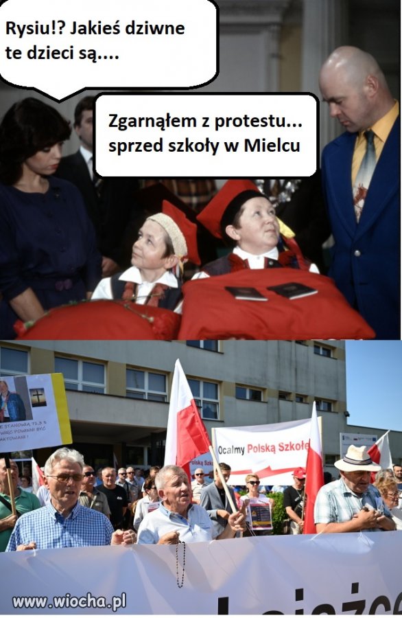 Protest dzieci