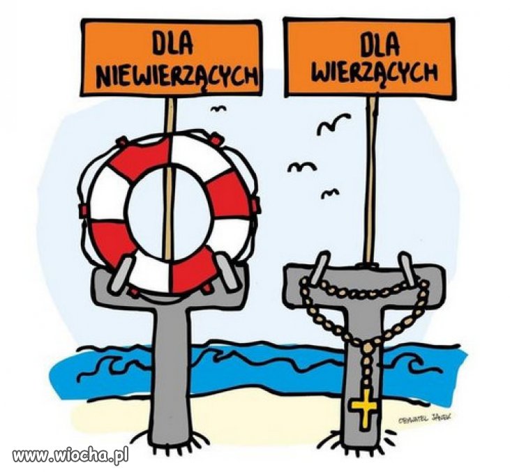 Katole, bierzcie przyklad z Jezusa, chodzcie po wodzie...