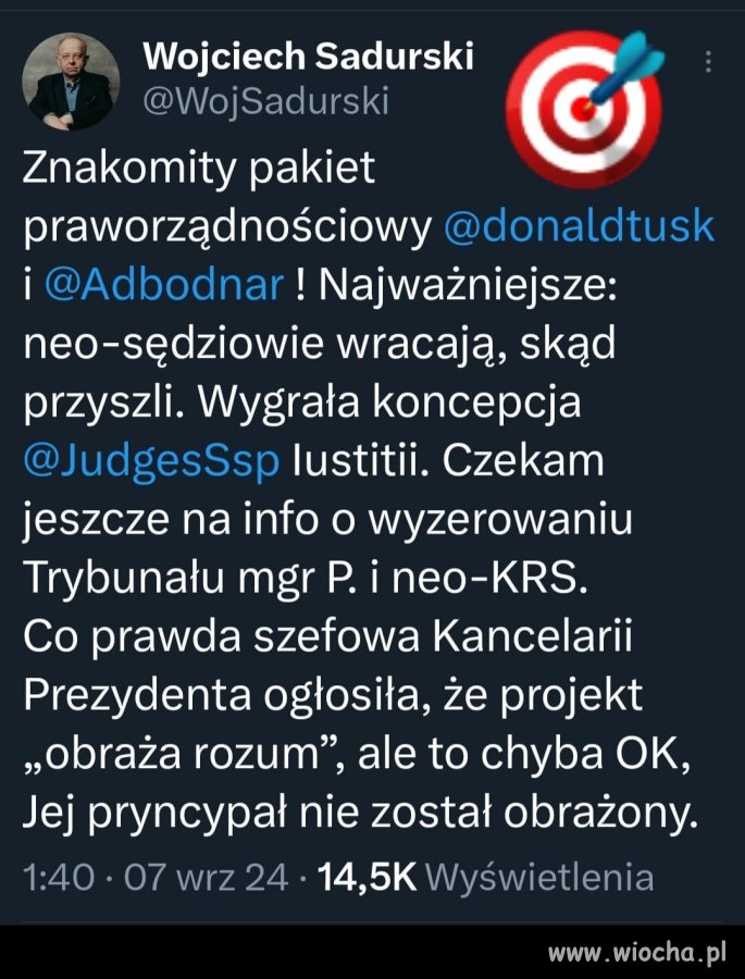 Bardzo trafna ocena ...