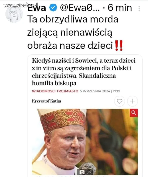 Przeszkadza im ministrant