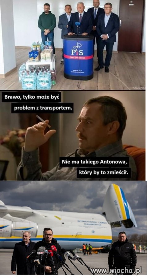 Dary PIS dostarczy Antoni M... Antonowem