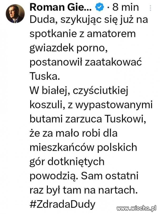 Oj ale on cięty
