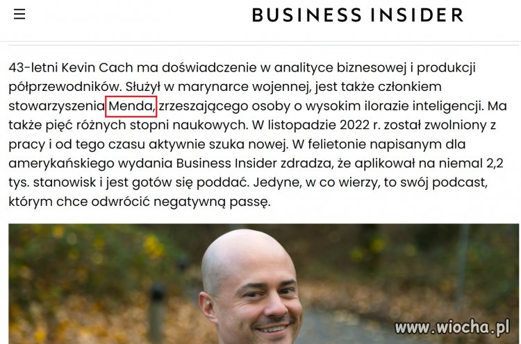 Gość nie może znaleźć pracy.