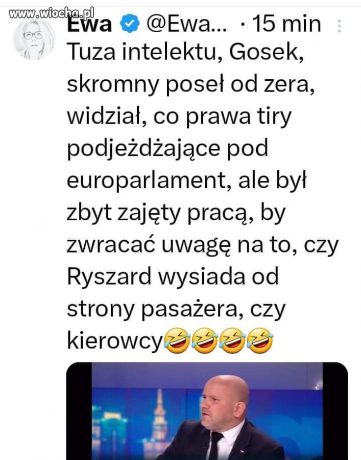 I taki przychodzi do domu,ogląda i